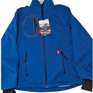 Gerbing 7V Softshell Heated Jacket NWT Small Rechargeable Battery JKCHS3MBL‑S